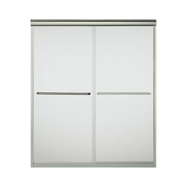 Sterling by Kohler Finesse 59.62'' x 70.063'' Bypass Frameless Shower